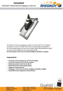 Datenblatt Antennendurchgang variabel (Datei, öffnet in neuem Tab)