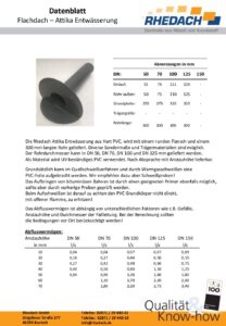 Datenblatt Attika-Entwässerung (Datei, öffnet in neuem Tab)