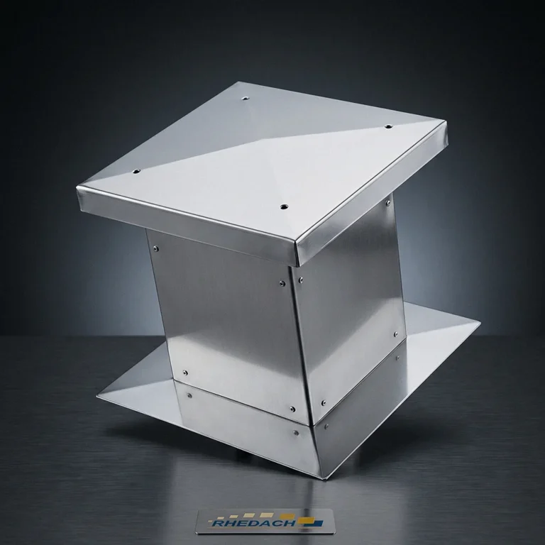 Aufzugschachtentlüfter aus Aluminium für die Be- und Entlüftung von Aufzugsschächten, in RAL-Farben