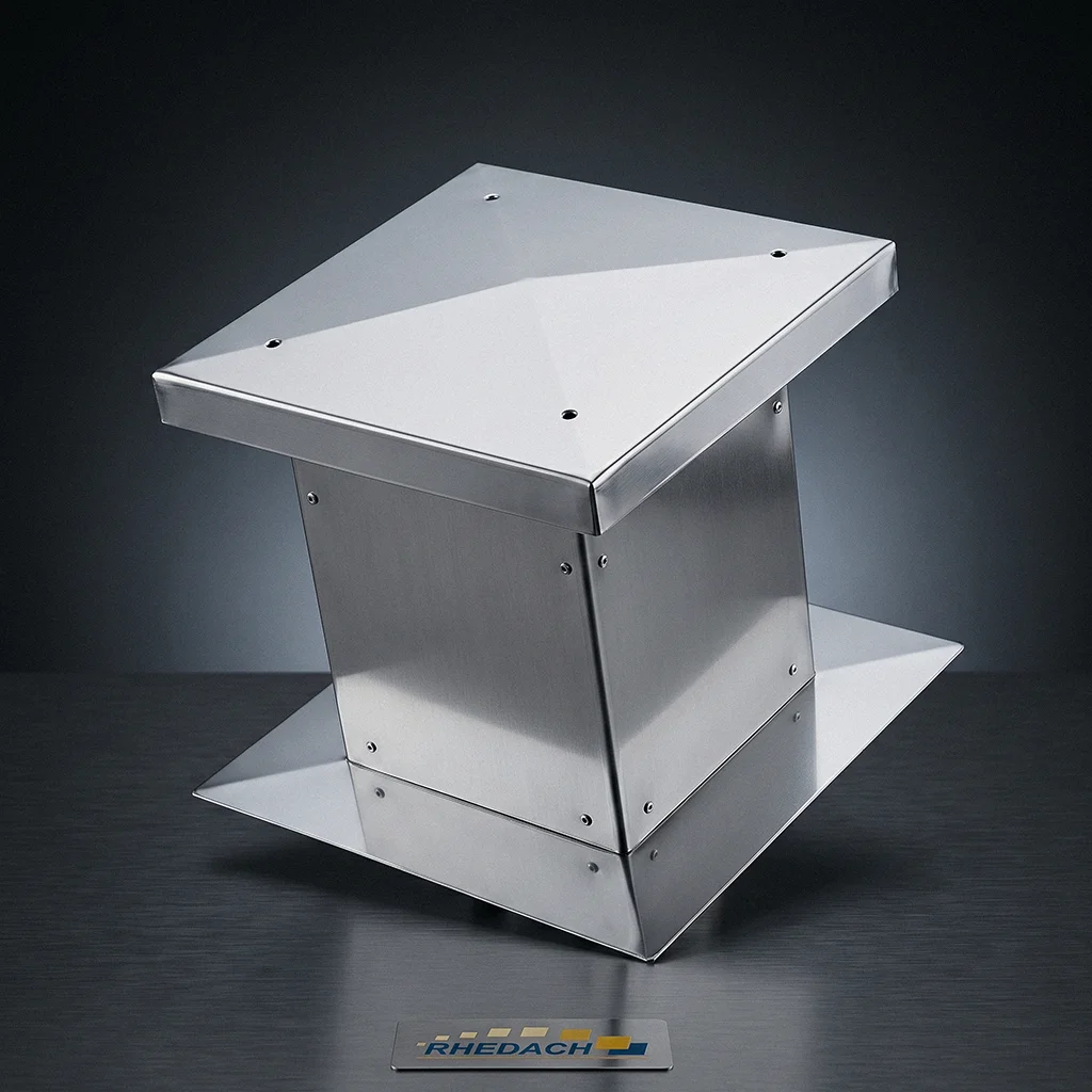 Aufzugschachtentlüfter aus Aluminium für die Be- und Entlüftung von Aufzugsschächten, in RAL-Farben
