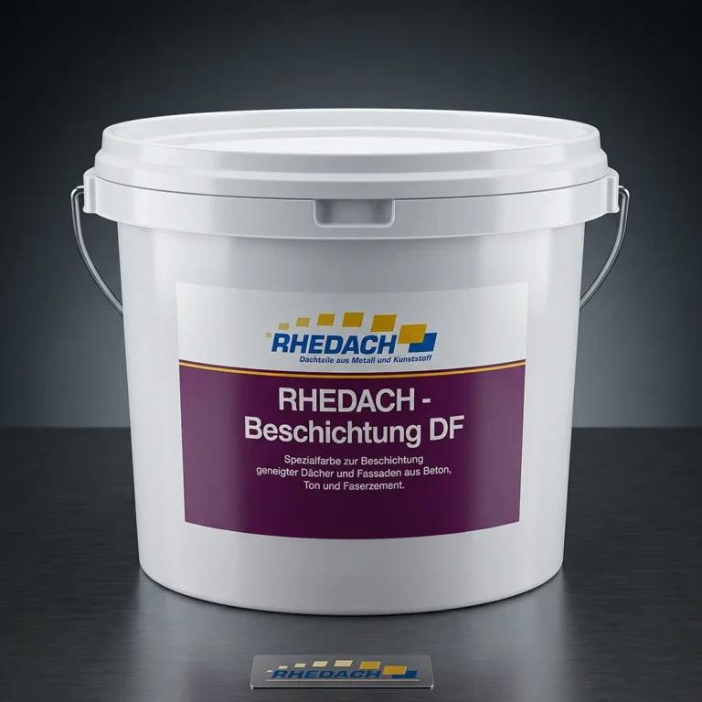 Spezialfarbe Beschichtung DF für die Dachbeschichtung geneigter Dächer und Fassaden aus Beton, Ton und Faserzement