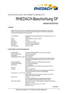 Technisches Merkblatt Beschichtung DF (Datei, öffnet in neuem Tab)