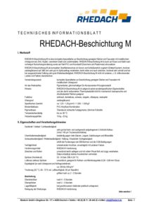 Technisches Merkblatt Beschichtung M (Datei, öffnet in neuem Tab)