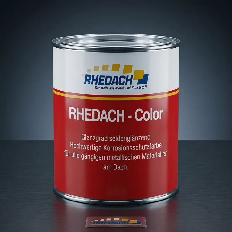 Korrosionsschutzfarbe Color seidenglänzend für die Dachbeschichtung metallischer Materialien am Dach