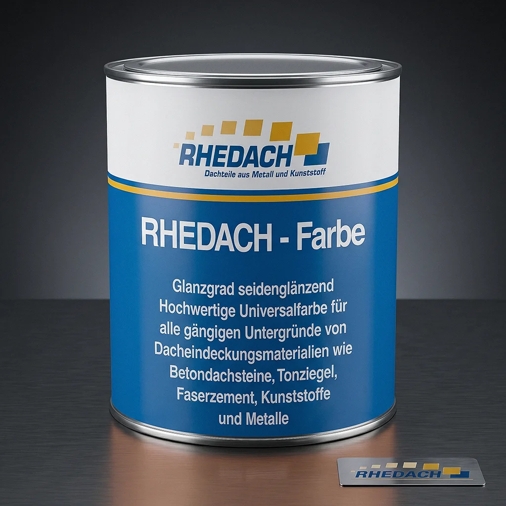 Universal-Dachfarbe seidenglänzend für Betondachsteine, Tonziegel, Faserzement, Kunststoffe und Metalle