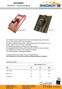 Datenblatt Solardurchgang DN 70 (Datei, öffnet in neuem Tab)