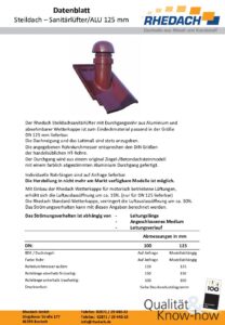 Datenblatt Steildachsanitaerluefter Alurohr Dn 125 (Datei, öffnet in neuem Tab)