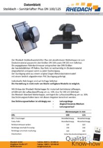 Datenblatt Steildachsanitärlüfter Plus DN 125 (Datei, öffnet in neuem Tab)