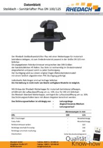 Datenblatt KW Steildachsanitärlüfter Plus DN 125 (Datei, öffnet in neuem Tab)